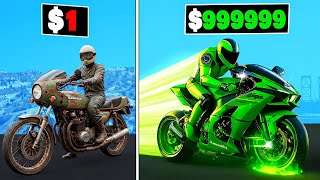 $1 to $1,000,000,000 KAWASAKI BIKE in GTA 5