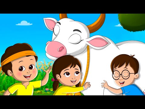 गैया मेरी गईया | Gaiya Meri Gaiya + Many More Hindi Rhymes For Children | FunForKidsTV