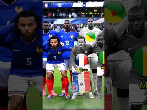 The original nationalities of the members of the France team in Euro 2024 #كورة_معا_الشواف