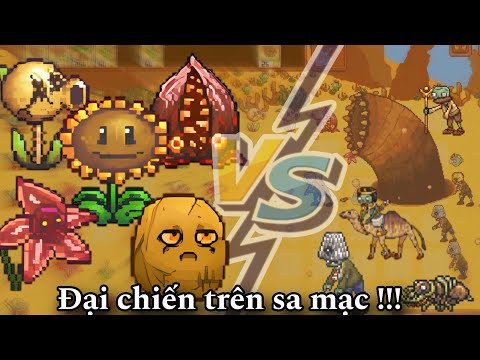 Plants vs Zombies Journey: Tôi đối đầu với Sâu Cát khổng lồ trên sa mạc !!