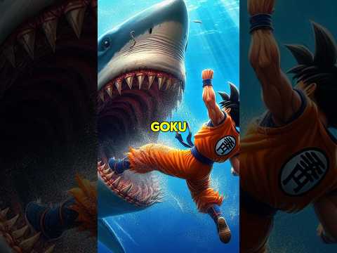 ¡UN TIBURON MORDIO A GOKU! 🦈☠️🔥