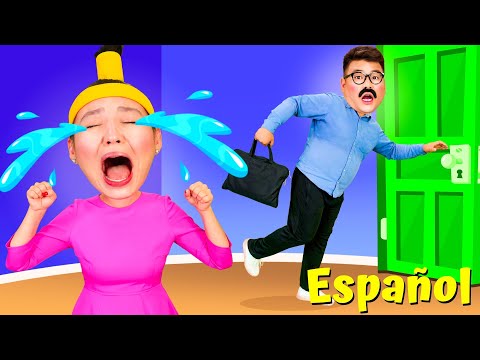 Cuando papi no está | Canciones para niños y rimas infantiles | Babanana Español