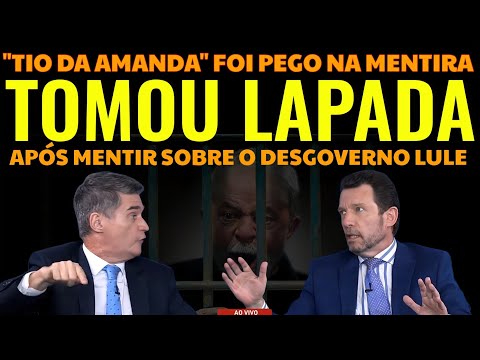 PEGO NA MENTIRA; Tio da Amanda Klein T0M0U LAPADA após MENTIR sobre a comunicação o governo LULE