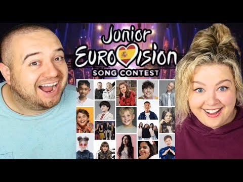 Reacting To All Junior Eurovision Songs 2024!