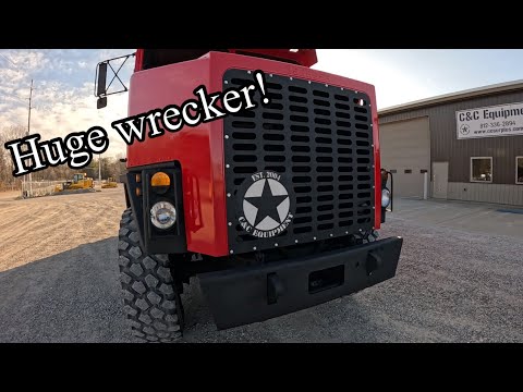 World’s biggest heavy duty custom built off road 6x6 wrecker comes to life!