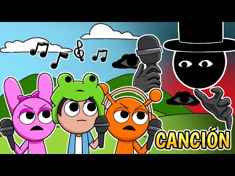 LOS SPRUNKI vs BLACK (EL SOMBRERO) 🎵 BATALLA DE RAP🎵 CANCION 🐸 SIMBA