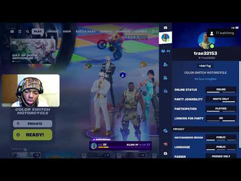 Fortnite live stream