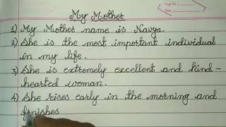 Essay || Paragraph || Cursive Handwriting || Calligraphy