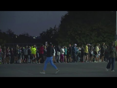 YouTube video thumbnail: Marine Corps Marathon Celebrates 50th Year in DC