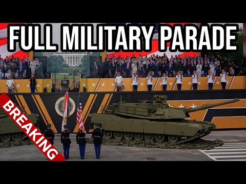 FULL MILITARY PARADE in Washington DC for ARMY's 250th Anniversary!
