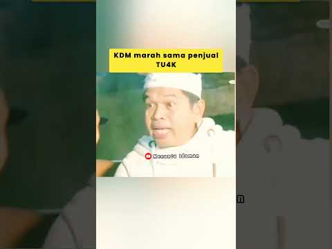 KDM marah sama penjual TU4K #trending #viral #kdm #gubernurjabar