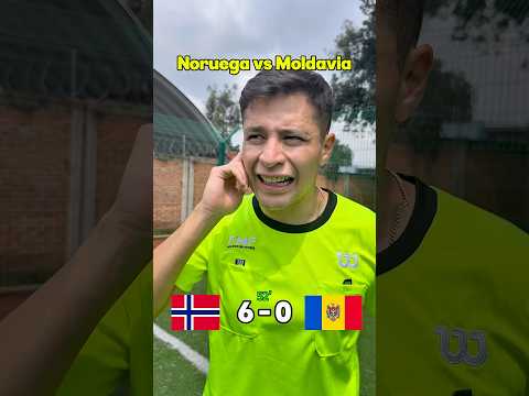 Noruega vs Moldavia #futbol #humor #haaland
