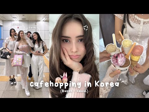 cafehopping in korea 🇰🇷 family time, Korean food & desserts, aesthetic cafes, at-home spa w/ AMIRO💗