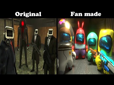 skibidi toilet 70 (part 2) original VS fan made