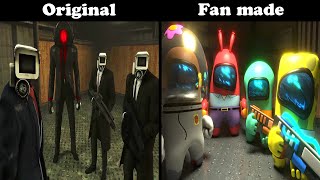 skibidi toilet 70 (part 2) original VS fan made