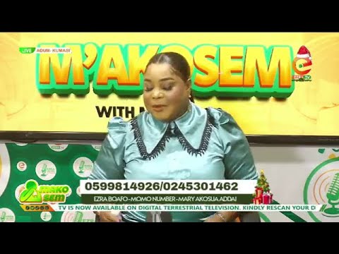 Ezra M'akosem with Maa Akos  19-12-24  on Ezra radio and tv|Akoma mu nsem