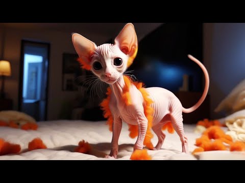 The bald cat is the only reason I went bald! Cat story