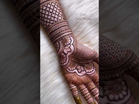 Bridal mehandi design