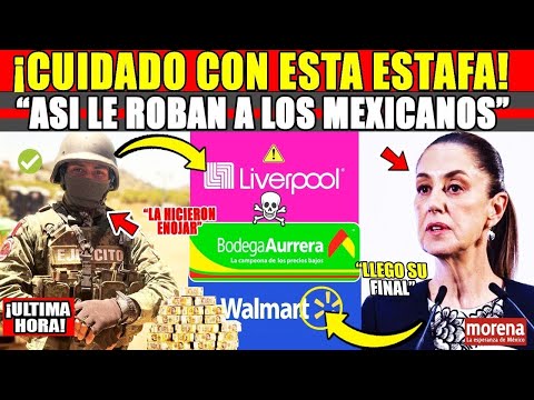 CLAUDIA DA SORPRESA! ADIOS LIVERPOOL, AURRERA Y WALMART ES OFICIAL ACABA DE PASAR SAT LES COBRAAAA