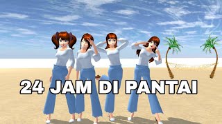 24 JAM DI PANTAI l SAKURA SCHOOL SIMULATOR