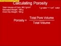 Porosity and Density Calculations
