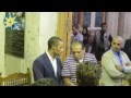 بالفيديو : محمد رمضان يتلقى العزاء في عمر الشريف وعزت أبو عوف متأثر بشدة  