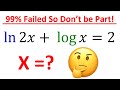 Solving Logarithmic Equations