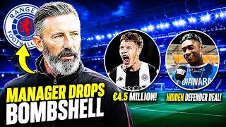 URGENT! €4.5 MILLION BID MIDFIELDER and FRENCH DEFENDER READY TO POUNCE! RANGERS FC NEWS