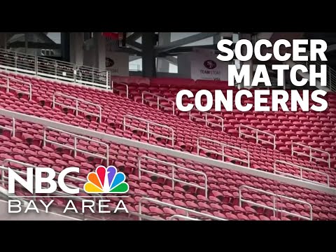 YouTube video thumbnail: Mexico-Honduras Gold Cup Match at Levi's Stadium Draws Immigration Concerns