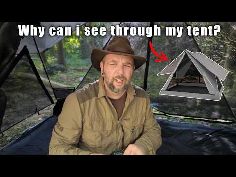 Weird See-Through TEMU Tent in the Rain