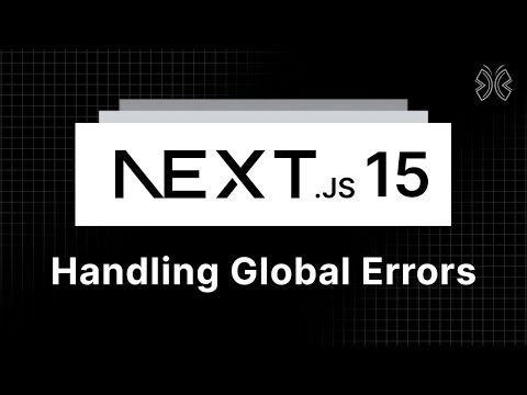 Next.js 15 Tutorial - 29 - Handling Global Errors