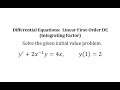 Solving Differential Equations Steps