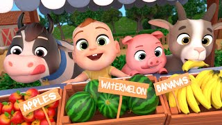 Yummy Apples and Bananas! | Lalafun Nursery Rhymes & Kids Songs