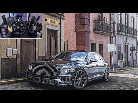 Bentley Flying Spur - Forza Horizon 5 | Steering Wheel Gameplay