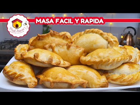 EMPANADAS DE CARNE masa fácil y rápida para hacer las tapitas