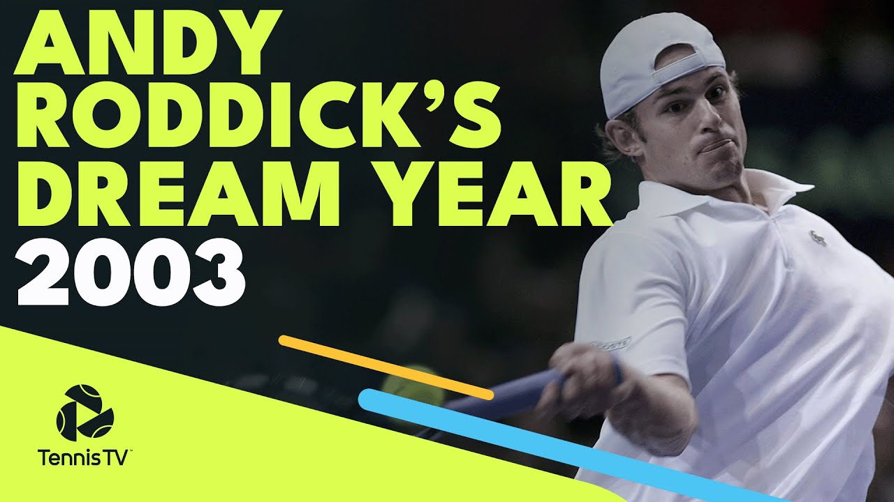 First Masters 1000 Title, US Open Champion & World No.1 | 2003: Andy Roddick’s Dream Tennis Year!