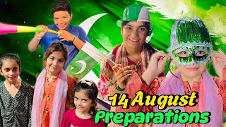 14 AUGUST ki TYARI || STALL se dhair sari CHEEZEIN khareedi #14august #preparation #azadi #vlog 