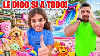 PAPÁ le dice que SI a TODO lo que QUIERA DANIELA!