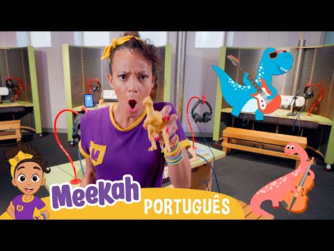 Meekah e seu Amigo Dino | 💜Olá Meekah!💜| Amigos do Blippi Brasil | Videos Educativos