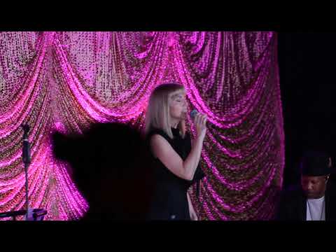 Singer, songwriter and Broadway actress Morgan James performs "Seasons of Love" from "Rent" at a reveal party for the Gogue Performing Arts Center's inaugural season on March 6, 2019.