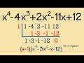 Synthetic Division and Polynomial Factors
