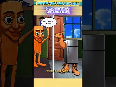 Help people disguised as brainrot characters to stay safe #funny #game #games #help #memes #brainrot
