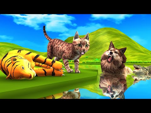 बाघ और चालाक बिल्ली Tiger and Cunning Cat Moral Stories in Hindi Baagh Aur Chalak Billi Ki Kahani
