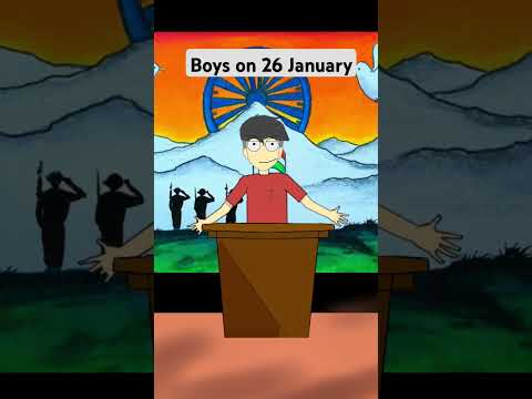 Happy 26 January Special: Epic Funny Speech by a  Kid! 🤣Desi independence day❤️ #funny #trending