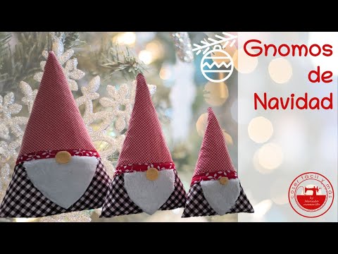 Gnomos de Navidad, adornos fáciles