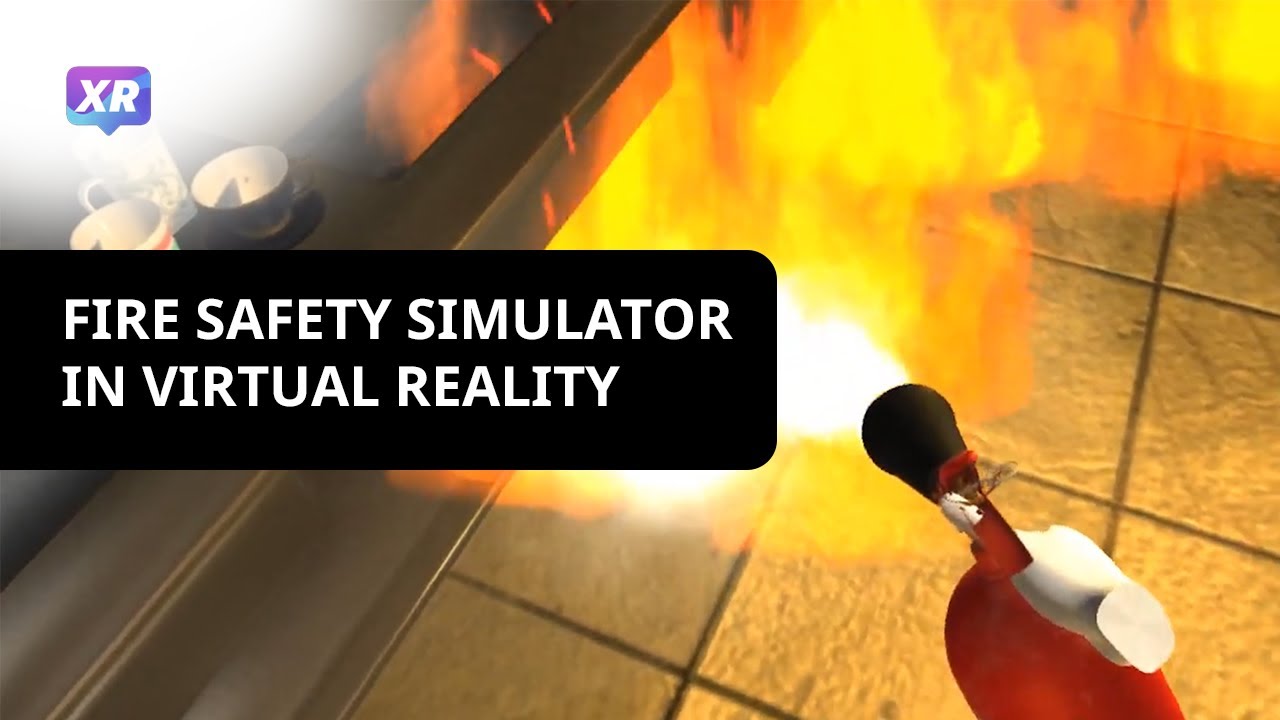 Fire safety corporate VR simulator