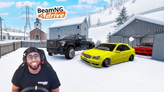 Driving SLAMMED cars in the SNOW was a TERRIBLE idea lmaooo