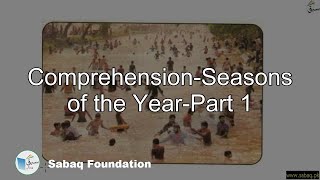 Comprehension-Seasons of the Year-Part 1