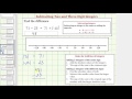 Understanding Subtraction and Addition of Integers