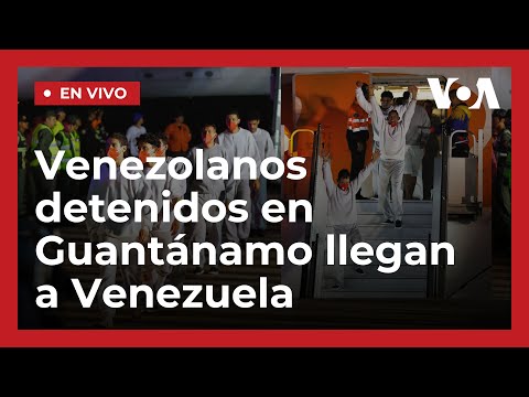 Llegan a Venezuela migrantes que estuvieron detenidos en Guantánamo